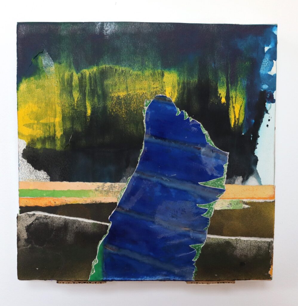 MONOTYPE COLLAGE III 12” X 12”
