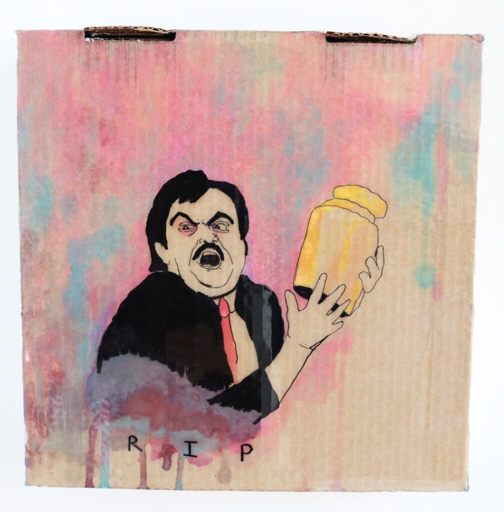 REST IN PIZZA 12” X 12”