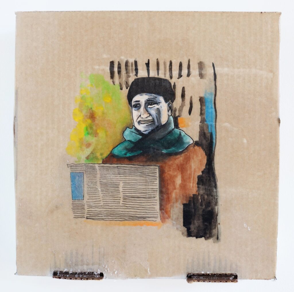 NORTH KOREAN JOE PESCI 12” X 12”