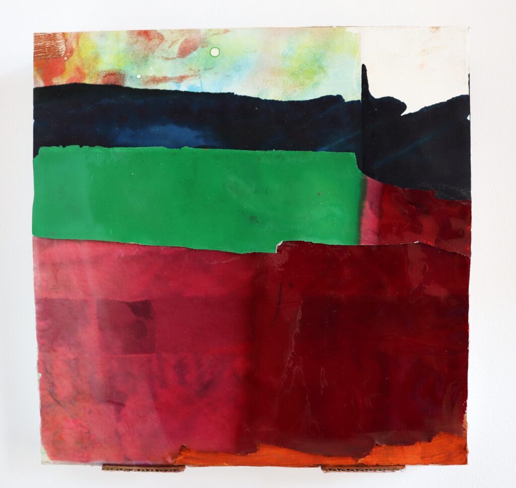 MONOTYPE COLLAGE II 12” X12”