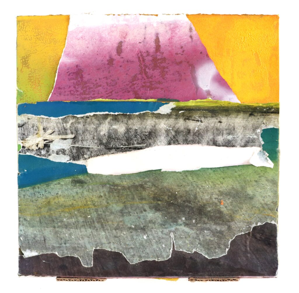 NEW MEXICO COLLAGE III (SUEDEWALK) 12” X 12”